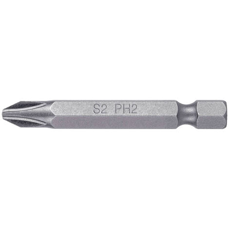 Puntas para destornillador Phillips PH2 - 50 mm - 5 puntas