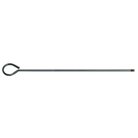 Puntas para escuadrar filete 12Ma hierro rígido + anillo H. 100 cm