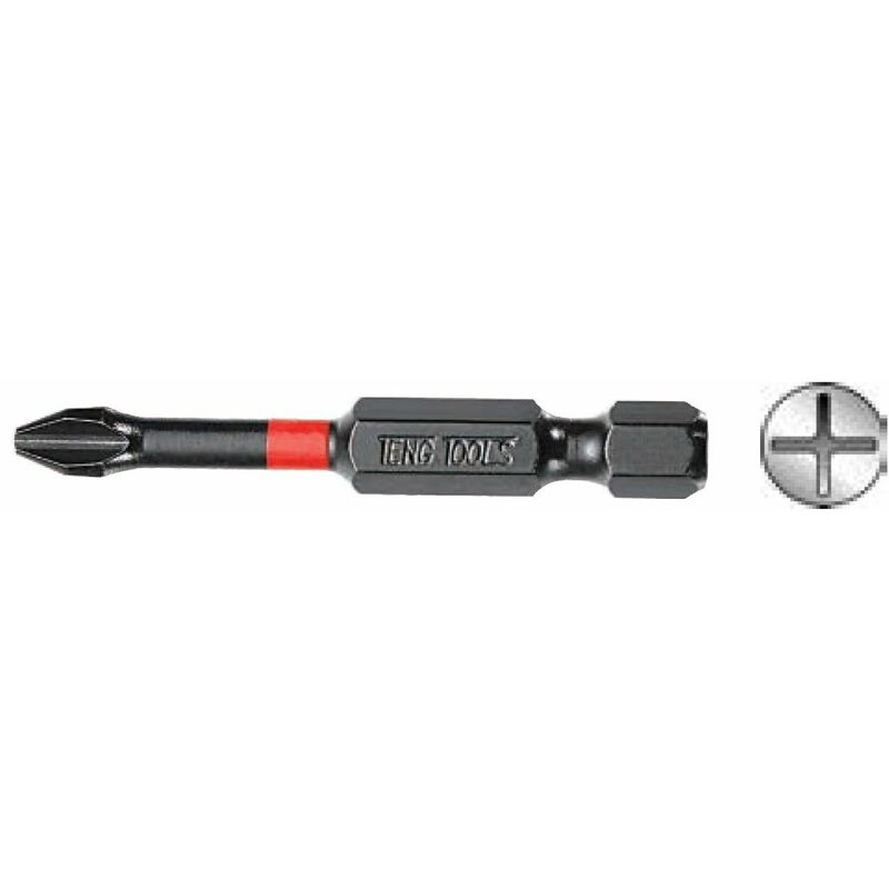 

Puntas PH de impacto 1/4” hex PH2 50mm TENGTOOLS 262920200