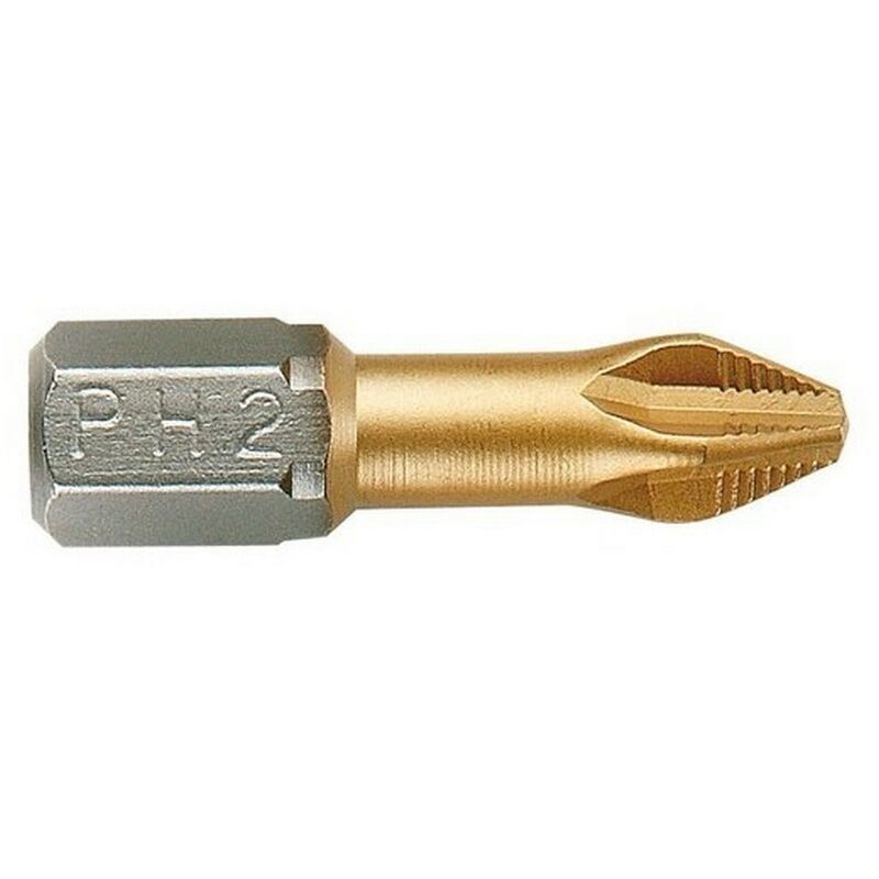 

ALYCO 193547 - Puntas Phillips de titanio de 1/4' UNE 16520 1 DIN 3128 PH 2 x 25