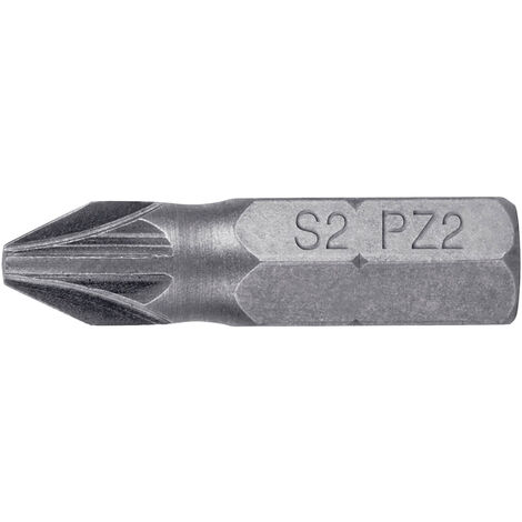 Puntas Pozidriv PZ2 para destornillador - 25 mm - 5 puntas