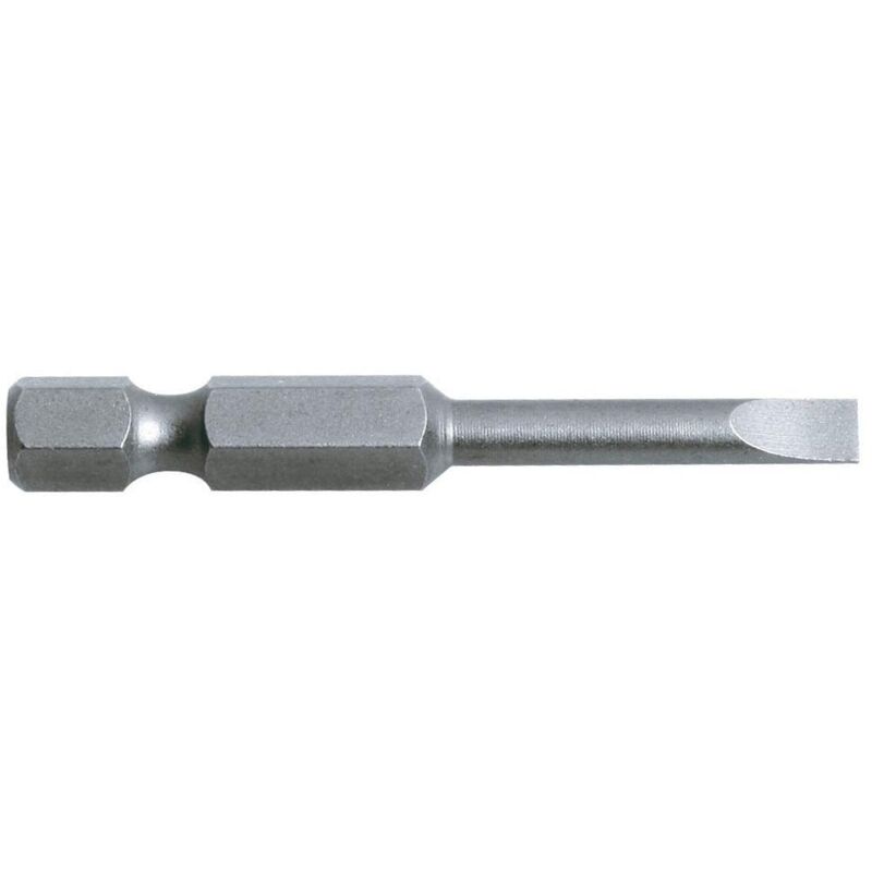 1/4' Puntas ranurada 50 mm 6.5 x 1.2 mm, 5 pzs.