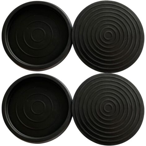 Puntas redondas de caucho de silicona de 6 cm para patas de sillas, muebles, taburetes, mesas y sofás.
