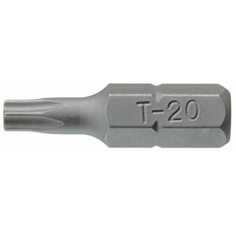 Puntas TX de 25 mm con vaso 1/4"hex TX7 TENGTOOLS 106120207