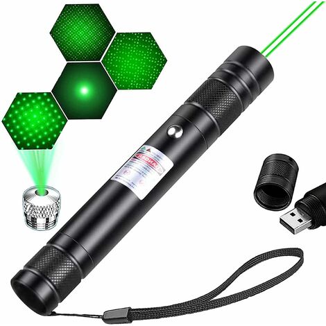 Puntatore laser verde 710USB Puntatore laser giocattolo verde ad alta potenza adatto per l'insegnamento della caccia all'aperto