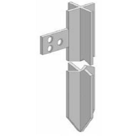 Puntazza Dispersore A Croce Zincata 50X5Mm 150Cm ( Dehn Cod. 502 )