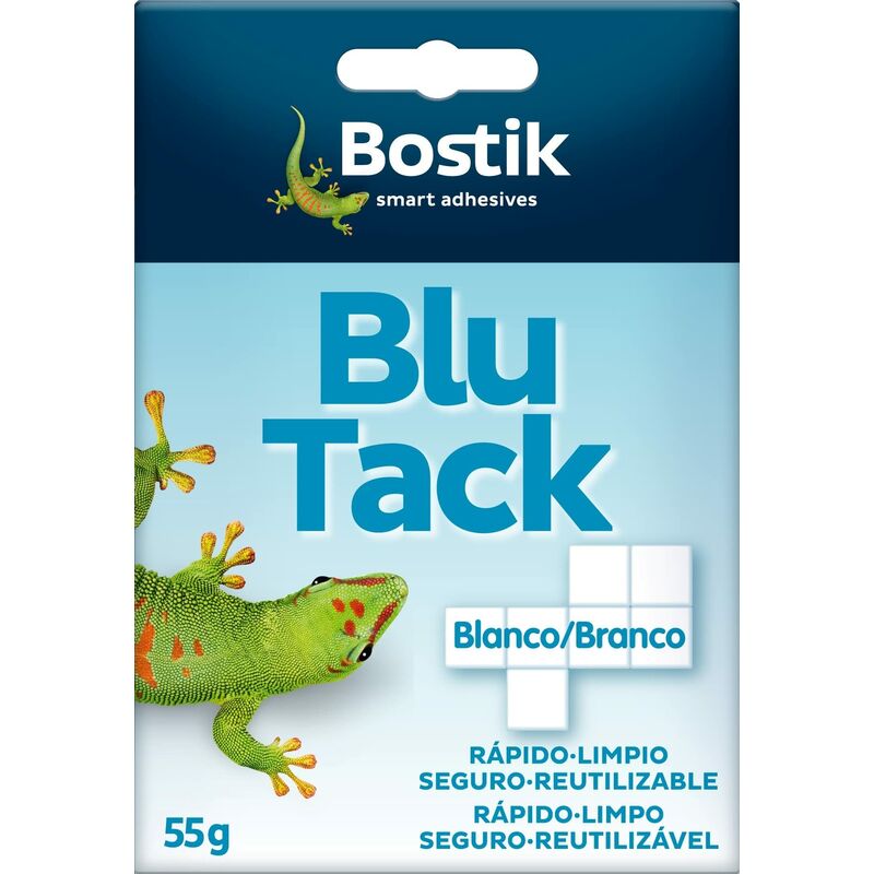 Image of Sa – blister stucco adesivo bianco blu-tack - Bostik
