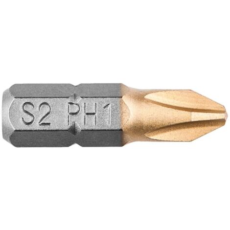 Punte cacciavite Graphite 57h960 PH1 25 mm rivestimento titanio