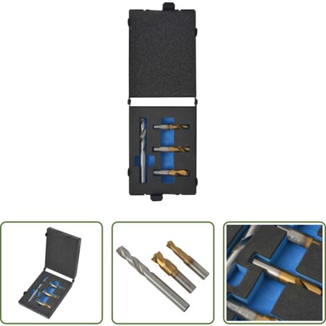 Punte da saldatura -  Set 4 Pezzi Perforatrice Punti Saldatura HSS