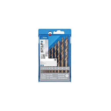 PUNTE HSS-G RETTIFICATE STEP+ IN SET DA PEZZI 10 - 1 pezzi KRINO