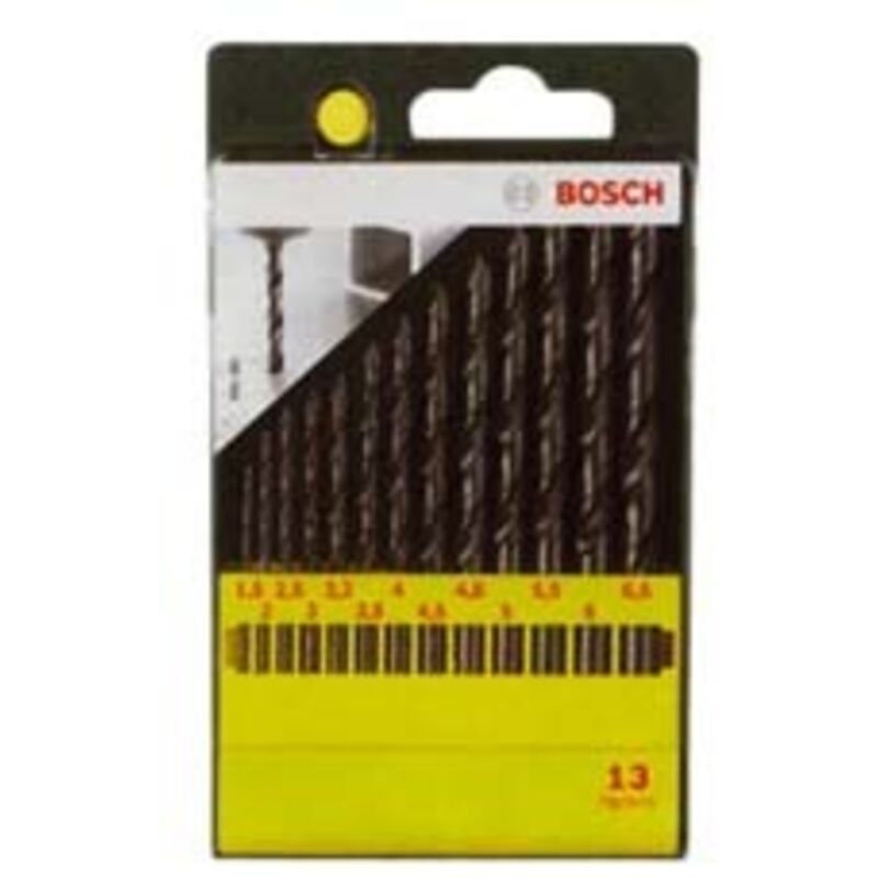 PUNTE HSS RETTIFICATE IN SET DA 13 PEZZI - 1 blister BOSCH
