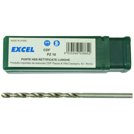 Punte Hss Rettificate Prolungate  - ø mm.5,5x140 - 10 pz