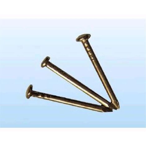 PUNTE OTTONATE TESTA BOMBATA    12X30