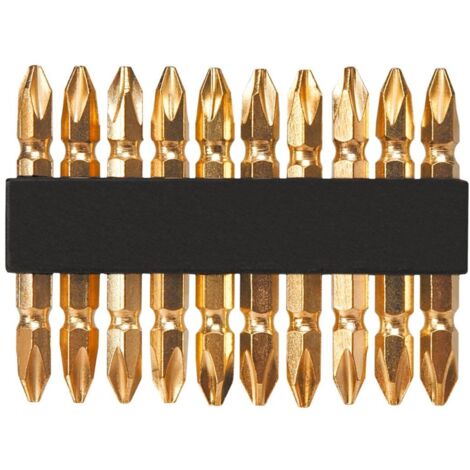 Punte per cacciavite Ph2 X 60 mm, 10 pezzi.