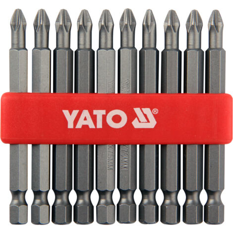 PUNTE PER CACCIAVITE PH2X75 MM, SET DA 10 PEZZI.