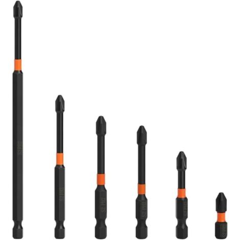 Punte per cacciavite Phillips, punte per cacciavite magnetiche per cacciaviti elettrici manuali (arancione)