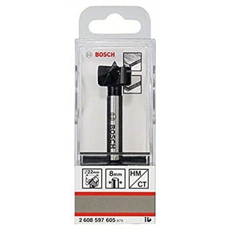 Punte per cerniere in carburo Bosch - Punte artificiali 22 x 90 mm (2608597605) per legno