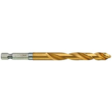 PUNTE PER FORATURA METALLO DA DIAMETRO 2 A DIAMETRO 13 HSS-G IN TITANIO SHOCKWAVE - RED HEX - MILWAUKEE - Diametro/Lunghezza Ø 4.2X74/28 mm 1pz