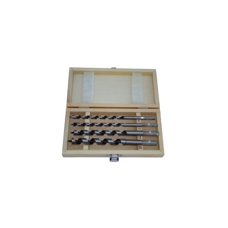 Punte per legno 4 pezzi 200mm elicoidali in box