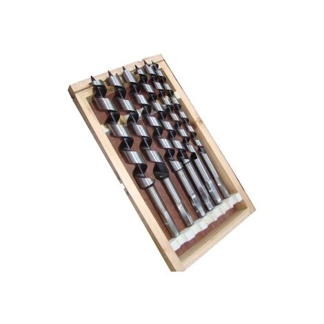 Punte per legno 6 pezzi 230mm elicoidali in box