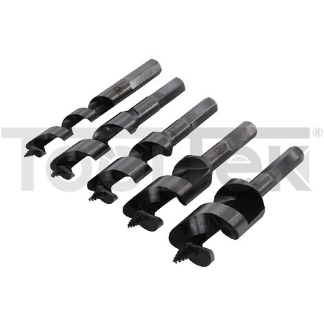 PUNTE PER LEGNO TRAPANO ELICOIDALI TOZZE 5pz PUNTA 10-25mm 633685
