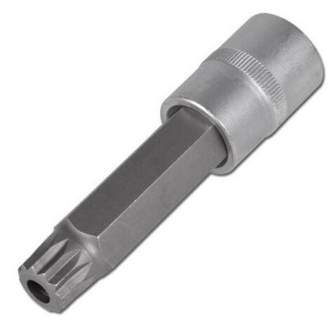Punte scanalate, XZN, attacco quadro da 1/2" a più denti, vendute singolarmente - emboutscarr12: XZN 18 lunghe 100 forate
