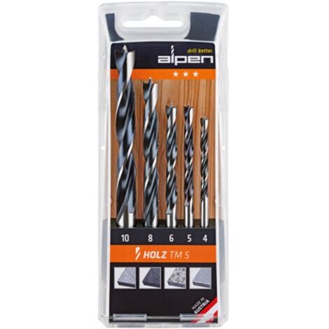 PUNTE SERIE LEGNO HOLZ TM 5 5PZ ALPEN ASTUCCIO PVC