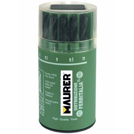 PUNTE SERIE METALLO HSS 19PZ MAURER SELECTOR