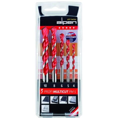 PUNTE SERIE UNIVERSALI PROFI MULTICUT PM5 5PZ ALPEN