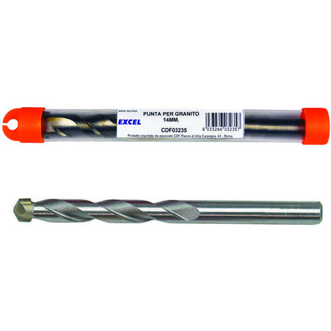 Punte super dd per marmo-granito-porfido-pietra - ø mm.14x150 codolo ridotto mm.10