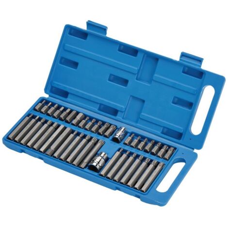 PUNTE TORX ESAGONALI SPLINE XZN - SET DI 40 PUNTE AL CROMO VANADIO