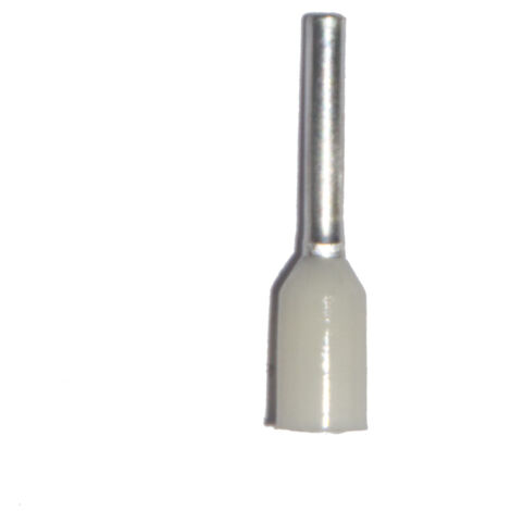 Puntera aislada 00,50 mm², blanca, 100 uds