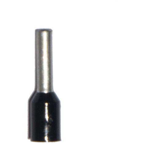 Puntera aislada 01,50 mm², negra, 100 uds