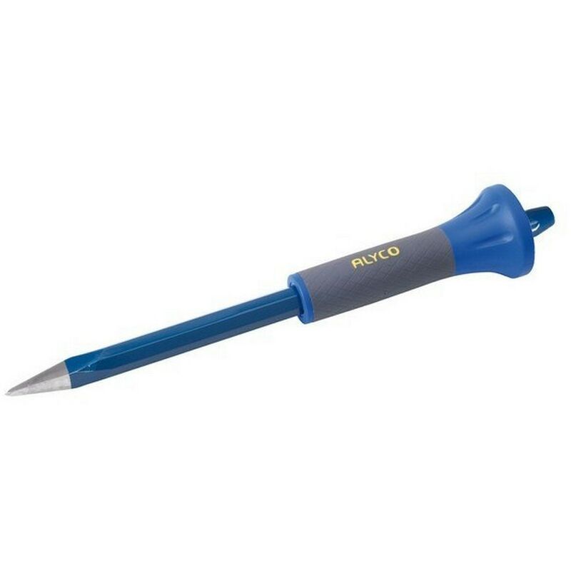

ALYCO 196916 - Puntero cuerpo octogonal 16 x 23 Cr Si Mo 300 mm con protector ergonomico antideslizante