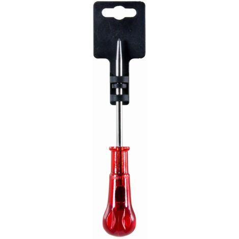 punteruolo lama   6x100 mm in acciaio per forare pelle cuoio teessuti