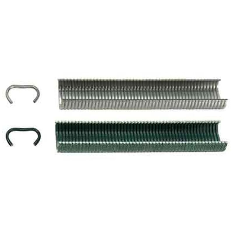 PUNTI IN STECCA PER PINZA RETE AUTOMATICA MUNDIAL Zincati, foro Ø 3-8 mm - Confezione 1000 pezzi