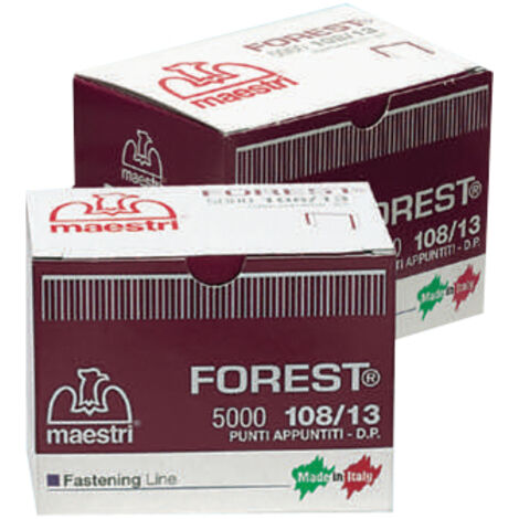 PUNTI METALLICI 108/13 FOREST PER FISSATRICI MANUALI 5000 PEZZI