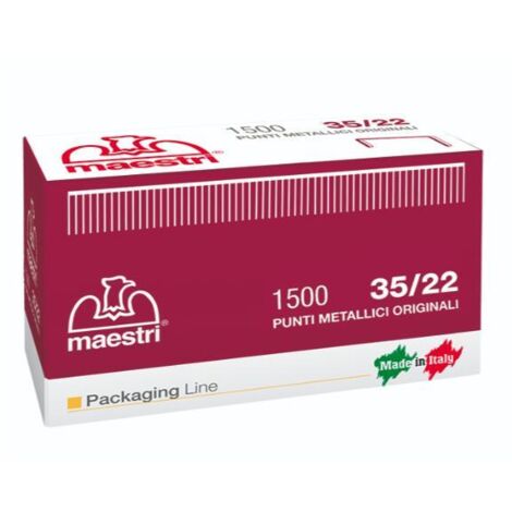 PUNTI METALLICI 35/22 ROMANBOX  PZ.1500
