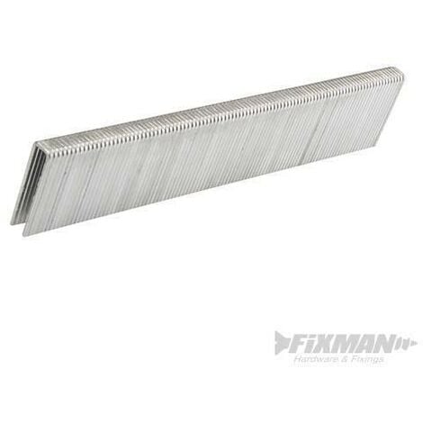 Punti metallici adatti alle graffettatrici a corona stretta tipo 90 Fixman 5000 pezzi-5,85 x 25 x 1,25 mm