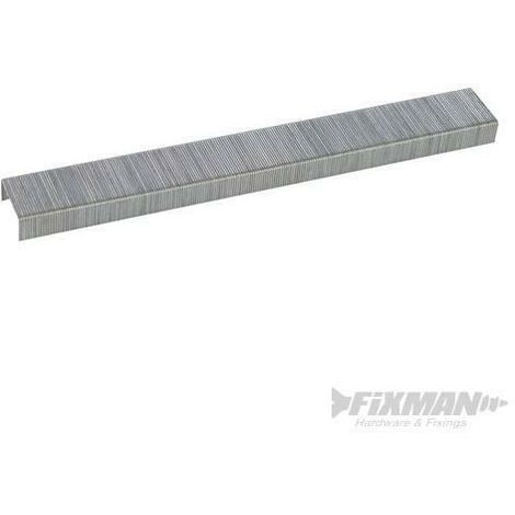 Punti metallicii resistenti e appuntiti per prestazioni ottimali 5000 p.zi Fixman-12,8 x 6 mm (24/6)