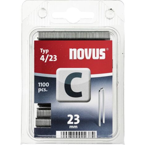 Punti novus type 4 zincati 23 mm 1100 pezzi
