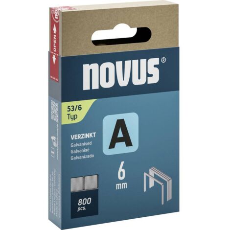 Punti Novus type 53 800 pezzi 6 mm lunghezza