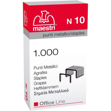 PUNTI PER FISSATRICE 'MINI' mod. N10 cf. 1000 pz