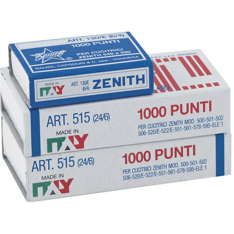 Punti cucitrice 6 (48/64) ZENITH 130/E Conf.1.000