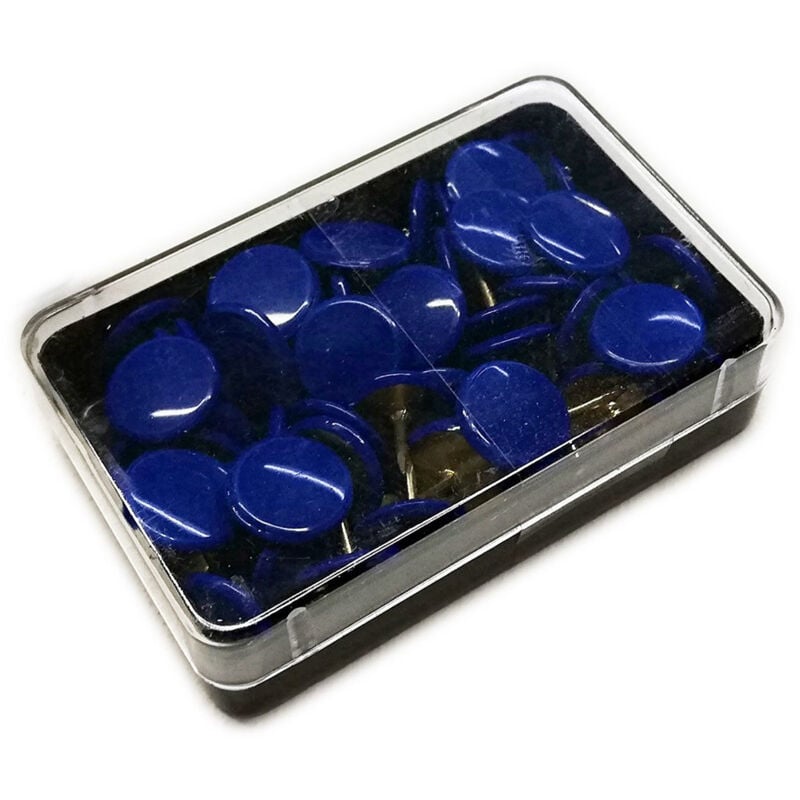 Puntine da disegno punesse in scatola da 70pz, colori blue