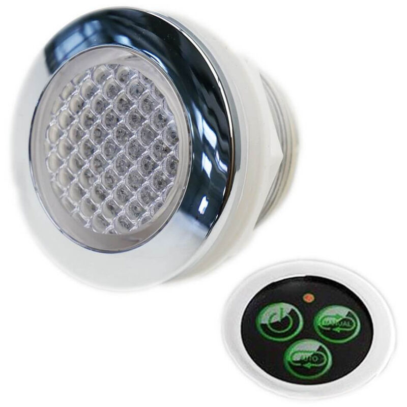 

Punto 68mm o RGB ip68 resistente al agua integrado + botón de control y transformador de vapor y cuarto de baño