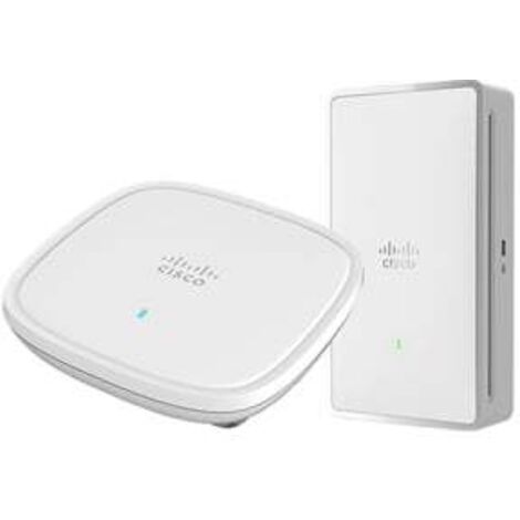 Punto di Accesso Wi-Fi 6 Cisco Catalyst 9105AXI-E con MU-MIMO 2x2, Gestione tramite Controller, PoE, Antenne Interna, Montaggio a Soffitto o su Tavolo