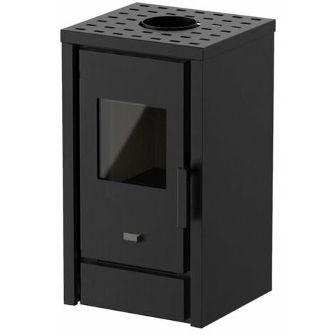 Punto Fuoco Stufa A Legna Filipa Nero