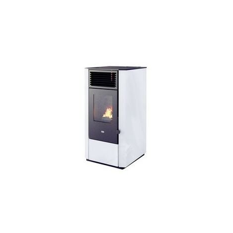 Punto Fuoco STUFA A PELLET IRINA-10 KW 9,5 CON TELECOMANDO colore BIANCO