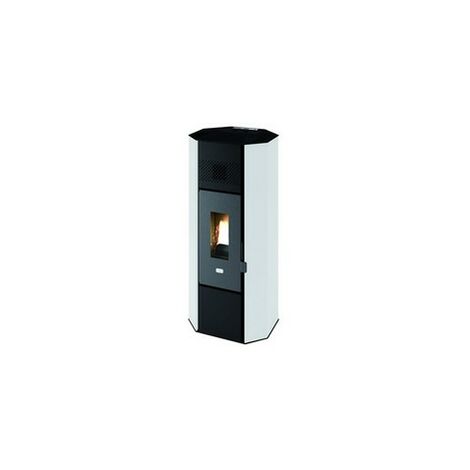 Punto Fuoco STUFA A PELLET TITTI KW 6,3 CON TELECOMANDO colore BIANCO